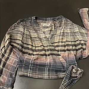 We The Free Multicolor Striped Blouse size Small